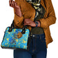Saint Lucia Cricket Shoulder Handbag Kings Lion Unstoppable Mascot Art