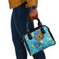 Saint Lucia Cricket Shoulder Handbag Kings Lion Unstoppable Mascot Art