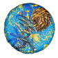 Saint Lucia Cricket Spare Tire Cover Kings Lion Unstoppable Mascot Art