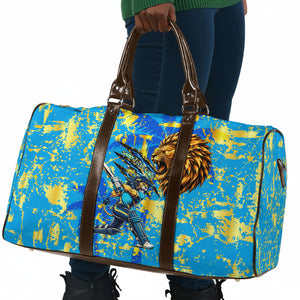 Saint Lucia Cricket Travel Bag Kings Lion Unstoppable Mascot Art
