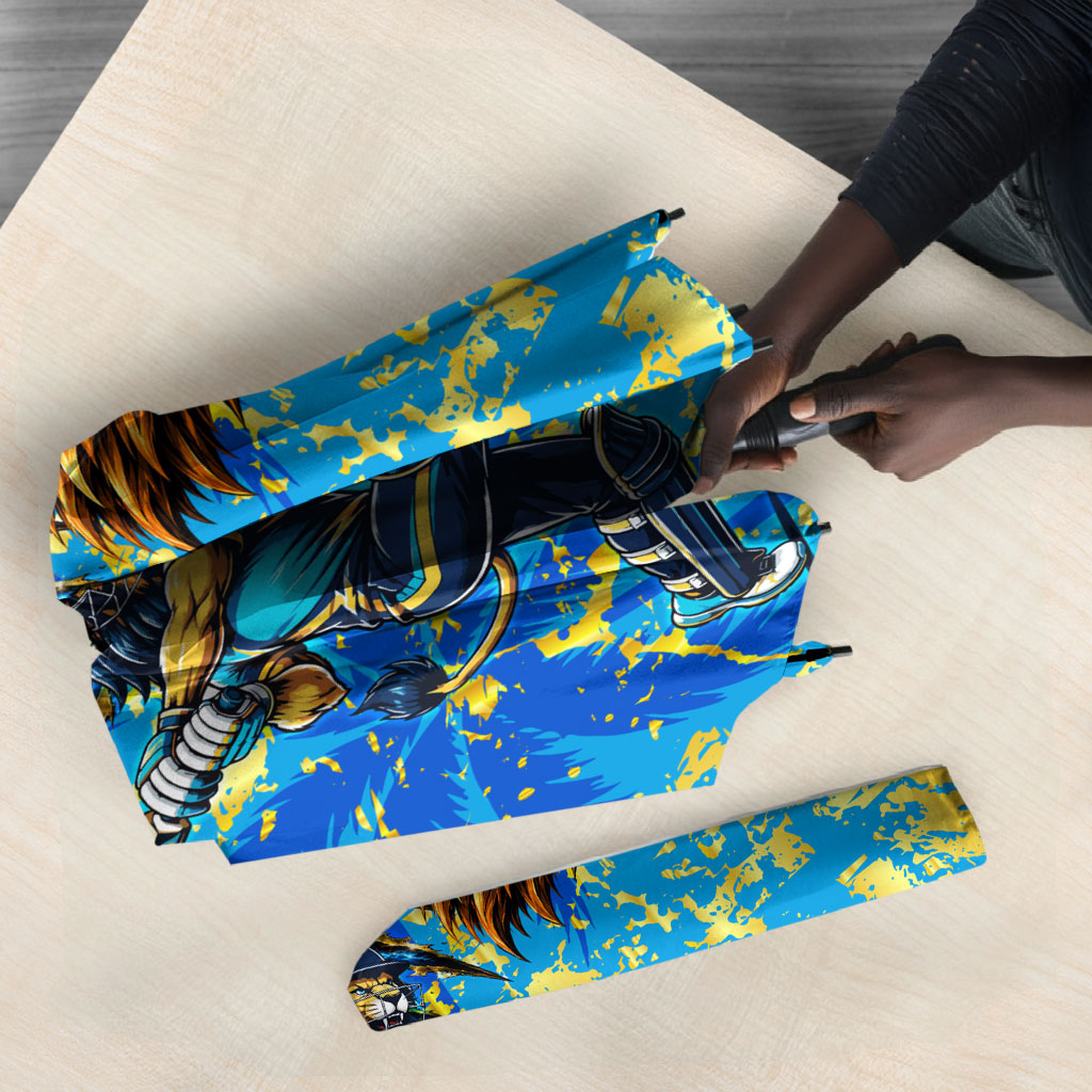 Saint Lucia Cricket Umbrella Kings Lion Unstoppable Mascot Art