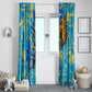 Saint Lucia Cricket Window Curtain Kings Lion Unstoppable Mascot Art
