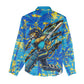 Saint Lucia Cricket Women Casual Shirt Kings Lion Unstoppable Mascot Art