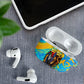 Saint Lucia Kings Cricket AirPods Case Crowned Lion And Parrot Half Style