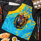 Saint Lucia Kings Cricket Apron Crowned Lion And Parrot Half Style