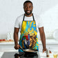 Saint Lucia Kings Cricket Apron Crowned Lion And Parrot Half Style