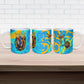 Saint Lucia Kings Cricket Ceramic Mug Crowned Lion And Parrot Half Style