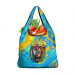 Saint Lucia Kings Cricket Grocery Bag Crowned Lion And Parrot Half Style