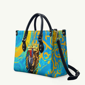 Saint Lucia Kings Cricket Leather Bag Crowned Lion And Parrot Half Style