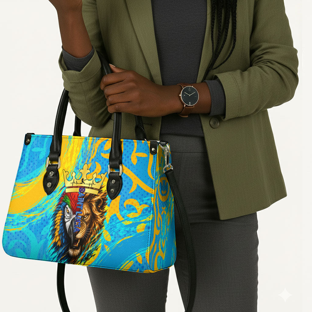 Saint Lucia Kings Cricket Leather Bag Crowned Lion And Parrot Half Style