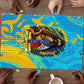 Saint Lucia Kings Cricket Puzzle Crowned Lion And Parrot Half Style