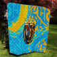Saint Lucia Kings Cricket Quilt Crowned Lion And Parrot Half Style