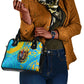 Saint Lucia Kings Cricket Shoulder Handbag Crowned Lion And Parrot Half Style