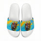 Saint Lucia Kings Cricket Slide Sandals Crowned Lion And Parrot Half Style