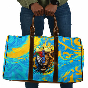 Saint Lucia Kings Cricket Travel Bag Crowned Lion And Parrot Half Style