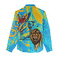 Saint Lucia Kings Cricket Women Casual Shirt Crowned Lion And Parrot Half Style