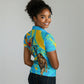 Saint Lucia Kings Cricket Women Polo Shirt Crowned Lion And Parrot Half Style