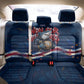 Cape Verde World Football 2026 Back Car Seat Cover Blue Sharks Won Our Hearts - Oil Paint Style