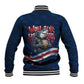 Cape Verde World Football 2026 Baseball Jacket Blue Sharks Won Our Hearts - Oil Paint Style