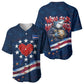 Cape Verde World Football 2026 Baseball Jersey Blue Sharks Won Our Hearts - Oil Paint Style