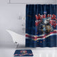 Cape Verde World Football 2026 Bathroom Set Blue Sharks Won Our Hearts - Oil Paint Style
