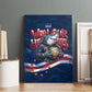 Cape Verde World Football 2026 Canvas Wall Art Blue Sharks Won Our Hearts - Oil Paint Style