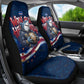 Cape Verde World Football 2026 Car Seat Cover Blue Sharks Won Our Hearts - Oil Paint Style