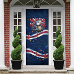 Cape Verde World Football 2026 Door Cover Blue Sharks Won Our Hearts - Oil Paint Style