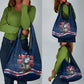 Cape Verde World Football 2026 Grocery Bag Blue Sharks Won Our Hearts - Oil Paint Style