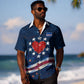 Cape Verde World Football 2026 Hawaiian Shirt Blue Sharks Won Our Hearts - Oil Paint Style
