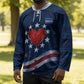 Cape Verde World Football 2026 Hockey Jersey Blue Sharks Won Our Hearts - Oil Paint Style