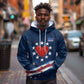 Cape Verde World Football 2026 Hoodie Blue Sharks Won Our Hearts - Oil Paint Style