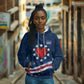 Cape Verde World Football 2026 Hoodie Blue Sharks Won Our Hearts - Oil Paint Style