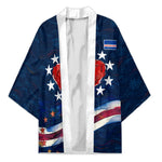 Cape Verde World Football 2026 Kimono Blue Sharks Won Our Hearts - Oil Paint Style