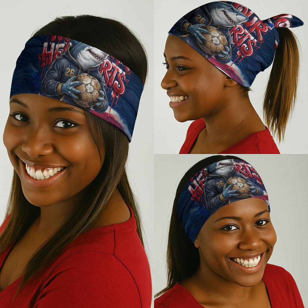 Cape Verde World Football 2026 Neck Gaiter Blue Sharks Won Our Hearts - Oil Paint Style