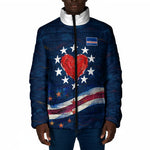 Cape Verde World Football 2026 Padded Jacket Blue Sharks Won Our Hearts - Oil Paint Style