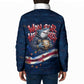 Cape Verde World Football 2026 Padded Jacket Blue Sharks Won Our Hearts - Oil Paint Style
