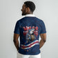 Cape Verde World Football 2026 Polo Shirt Blue Sharks Won Our Hearts - Oil Paint Style