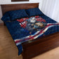 Cape Verde World Football 2026 Quilt Bed Set Blue Sharks Won Our Hearts - Oil Paint Style