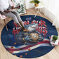 Cape Verde World Football 2026 Round Carpet Blue Sharks Won Our Hearts - Oil Paint Style