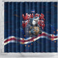 Cape Verde World Football 2026 Shower Curtain Blue Sharks Won Our Hearts - Oil Paint Style