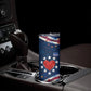 Cape Verde World Football 2026 Skinny Tumbler Blue Sharks Won Our Hearts - Oil Paint Style