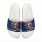 Cape Verde World Football 2026 Slide Sandals Blue Sharks Won Our Hearts - Oil Paint Style
