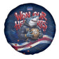 Cape Verde World Football 2026 Spare Tire Cover Blue Sharks Won Our Hearts - Oil Paint Style