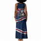 Cape Verde World Football 2026 Tank Maxi Dress Blue Sharks Won Our Hearts - Oil Paint Style