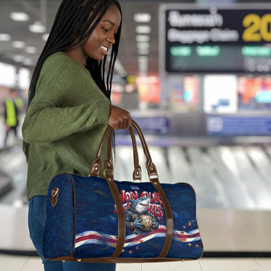 Cape Verde World Football 2026 Travel Bag Blue Sharks Won Our Hearts - Oil Paint Style