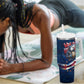 Cape Verde World Football 2026 Tumbler With Handle Blue Sharks Won Our Hearts - Oil Paint Style