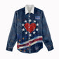 Cape Verde World Football 2026 Women Casual Shirt Blue Sharks Won Our Hearts - Oil Paint Style