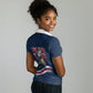 Cape Verde World Football 2026 Women Polo Shirt Blue Sharks Won Our Hearts - Oil Paint Style