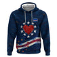 Cape Verde World Football 2026 Zip Hoodie Blue Sharks Won Our Hearts - Oil Paint Style